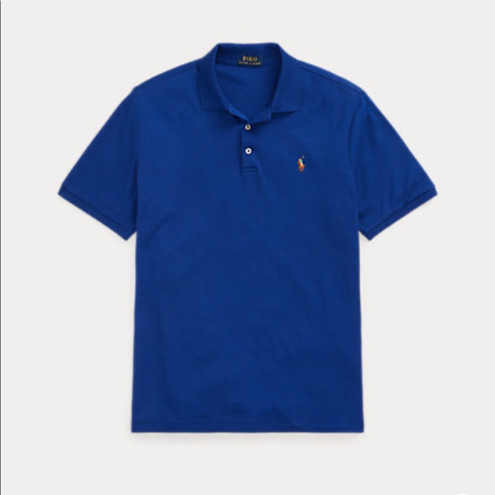 Polo Ralph Lauren Classic polo soft shirt Blue new size S